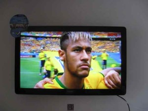 ブラジル試合前TV